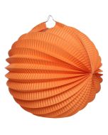 Boule déco accordéon orange