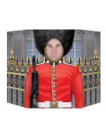 Paravent pour photobooth garde royal anglaise