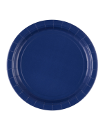 x8 Assiettes carton Bleu Marine