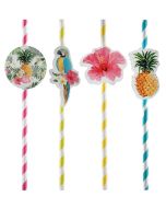 8 pailles tropicales