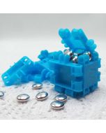 Boite Dragées Construction Lego Bleu