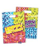 6 pochettes Happy Birthday - 23 x 17 cm