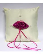 Coussin porte-alliance - fuchsia