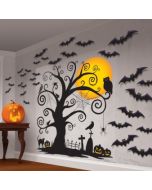 Décor mural géant Halloween 