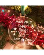 Boule Noël Personnalisée Logo Père Noël