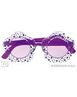 Lunettes "hippie flower" - violet