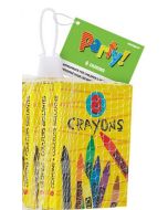 6 boites de 8 crayons pastels -  jouets pour pinata