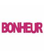 6 mots « Bonheur » - fuchsia