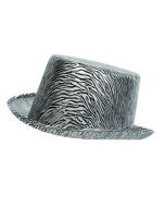 Chapeau satiné argent