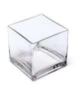 Vase verre carré - 12 cm