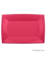 3 plateaux rectangulaire  corail