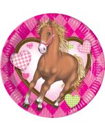 10 assiettes Cheval