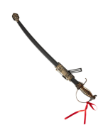 Epée ancienne avec fourreau décoré - 68 cm
