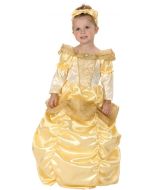 Costume fille "princesse" - jaune - 1/2 ans