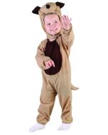 Costume fille" chien beige " 3/4 ans - 92 - 104 cm