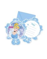 6 invitations - Cendrillon