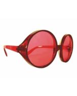 Lunettes Hippie géantes - rouges