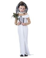 Costume fille mariée zombie luxe - Taille 4/6 ans