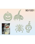 Lot de 12 stickers pour Halloween