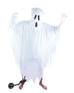 Costume adulte fantôme - blanc - Taille unique