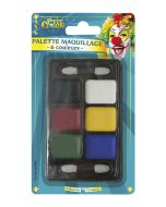 Palette 6 couleurs maquillage - Fard gras