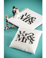 Coussin alliances Mr & Mrs