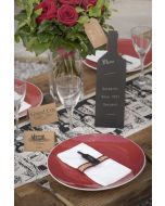 Marque table ardoise bouteille