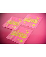 Lot de 10 serviettes Disco