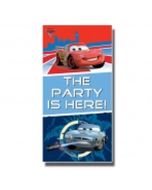 Décoration de porte "The party is here" - Cars
