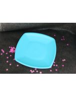 Assiettes à dessert - turquoise - x12