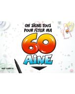 Tablier + stylo "60 ans"