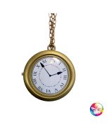 Pendentif horloge avec chaîne 