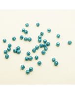 Boules pailletées - turquoise