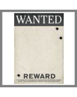 Affiche de Western "Wanted"