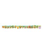 Guirlande Happy Birthday - Jungle Friends