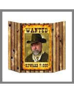 Paravent pour décor photo wanted - thème Western