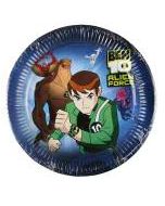 assiettes ben 10 - anniversaire ben 10 - assiettes pas chères ben 10 - 