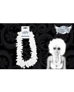 Collier de fleurs blanc