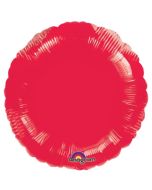 ballon alu rouge rond