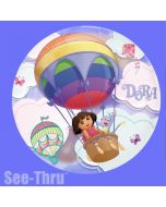 Ballon transparent Dora l'exploratrice 66 cm