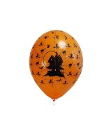 Ballons Halloween Maison hantée x6