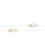 Guirlande Elégante ornée de perles - Crème