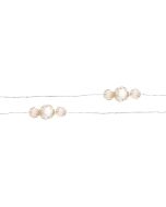 Guirlande Elégante ornée de perles - Crème
