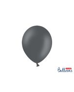 10 ballons 27 cm - gris  pastel
