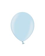 100 ballons 12 cm – bleu ciel métallisé