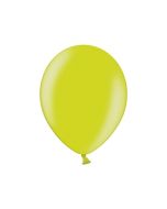 100 ballons 12 cm – citron vert métallisé