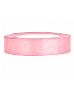 Ruban satin 12 mm - rose