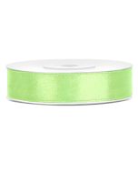Ruban satin 12 mm - vert pistache