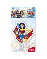 Bougie anniversaire Super Hero Girls