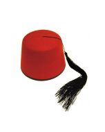 Chapeau fez rouge